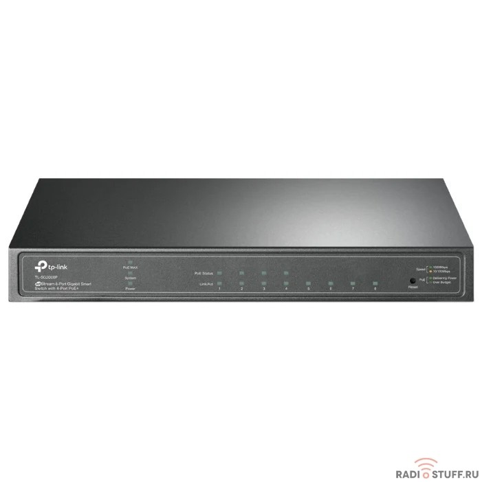 TP-Link TL-SG2008P JetStream 8-портовый гигабитный Smart коммутатор с 4 портами PoE+ SMB