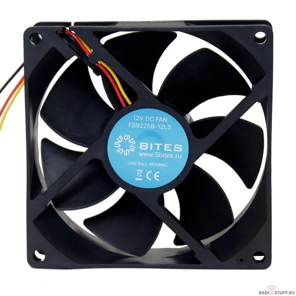 5bites Вентилятор FB9225B-12L3 92X25 / BALL / 1800RPM / 3P