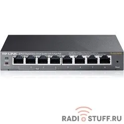 TP-Link TL-SG108PE Easy Smart гигабитный 8-портовый коммутатор с 4 портами PoE