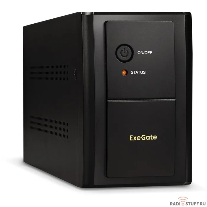 Exegate EX292609RUS ИБП ExeGate SpecialPro UNB-2000.LED.AVR.2SH.RJ.USB <2000VA/1200W, LED, AVR,2*Schuko, RJ45/11, USB, металлический корпус, Black>