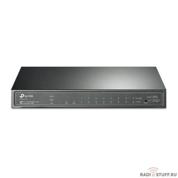 TP-Link TL-SG2210P JetStream гигабитный 8-портовый Smart коммутатор PoE с 2 SFP-слотами