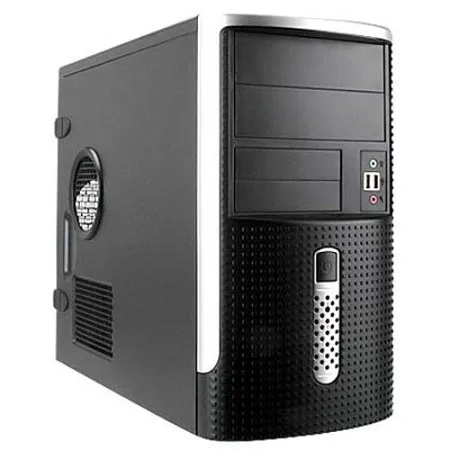 Mini Tower InWin EMR001 Black/Silver 500W 2*USB+AirDuct+Audio mATX