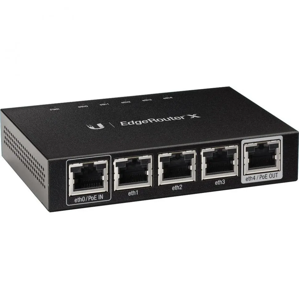EdgeRouter X (арт. ER-X) маршрутизатор PoE, Ubiquiti 