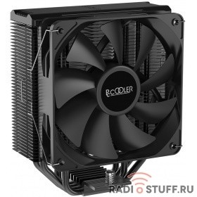 PCCooler Paladin EX400 S115X/1200/1700/AM4 (24 шт/кор, TDP 180W, 120mm PWM FAN, 4 тепловые трубки 6мм, 800-1800RPM, 28,6dBa)