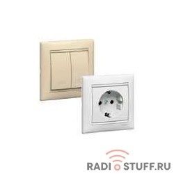 Legrand 774305 Выключатель Valena 2-х клавишный слоновая кость