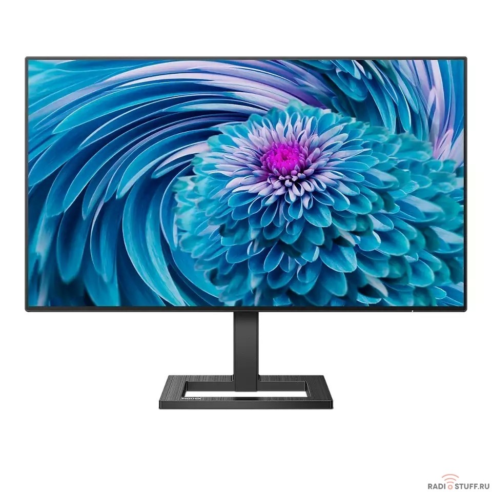 LCD PHILIPS 23.8" 242E2FA черный {IPS 1920x1080 75Hz 1ms 300cd 1000:1 8bit D-Sub HDMI1.4 DisplayPort1.2 2x3W VESA}