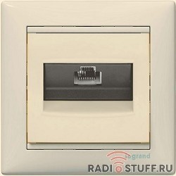 Legrand 774138 Розетка RJ45 Valena 1 выход Кат.5e UTP монтаж на винтах слоновая кость