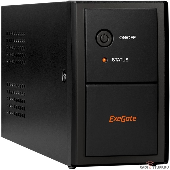Exegate EP285604RUS ИБП ExeGate SpecialPro UNB-800.LED.AVR.EURO <800VA/480W, LED, AVR, 2 евророзетки, Black>