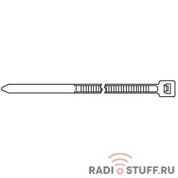 Hyperline GT-370IC Стяжка нейлоновая неоткрывающаяся, безгалогенная (halogen free), 370x3.6мм, (100 шт)