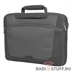 Сумка SUMDEX PON-301(GP)-1 {нейлон, серая до 15,6"}
