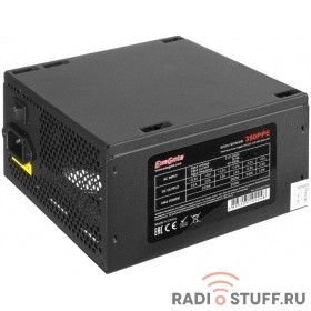 Exegate EX260637RUS-S Блок питания 350W ExeGate 350PPE, ATX, SC, black, APFC, 12cm, 24p+4p, PCI-E, 5*SATA, 3*IDE, FDD + кабель 220V с защитой от выдергивания