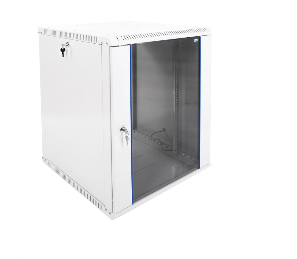 Шкаф телекоммуникационный настенный разборный ЭКОНОМ, 15U, (600x650мм), дверь стекло, ЦМО