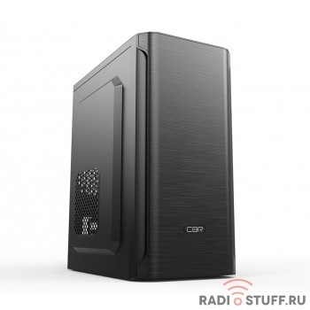 CBR PCC-MATX-MX10-400W2 Корпус mATX Minitower MX10, c БП PSU-ATX400-08EC (400W/80mm), 2*USB 2.0, HD Audio+Mic, Black