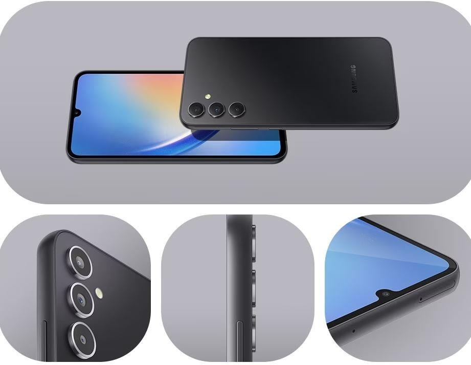 Мобильный телефон GALAXY A34 5G NFC 6/128GB BLACK SM-A346E SAMSUNG