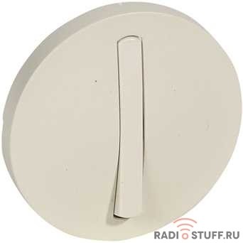 Legrand 066297 Лицевая панель - Программа Celiane - выключатель 1-полюсный / переключатель Кат. № 0 670 01/02/31/32 с тонкой клавишей - слоновая кость