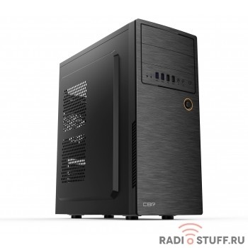 PCC-ATX-E180-USB22-450W Корпус ATX Miditower E180, c БП ATX450-12EC (450W/120mm), 2*USB 2.0, HD Audio+Mic, Black