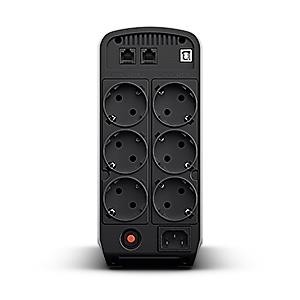 UPS CyberPower CP900EPFCLCD black 900VA/540W USB/RJ11/45 (3+3 EURO)