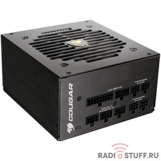 Cougar GEX850 Блок питания (Модульный, Разъем PCIe-6шт,ATX v2.31, 850W, Active PFC, 120mm Fan, 80 Plus Gold) [GEX850] Retail