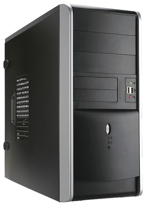 Midi Tower InWin EAR007 Black/Silver 500W 2*USB 3.0+Audio ATX*6101398