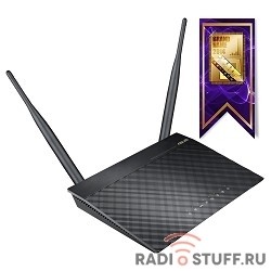 ASUS RT-N12 VP WiFi Router (WLAN 300Mbps, 802.11bgn+4xLAN RG45 10/100+1xWAN) 2x ext Antenna