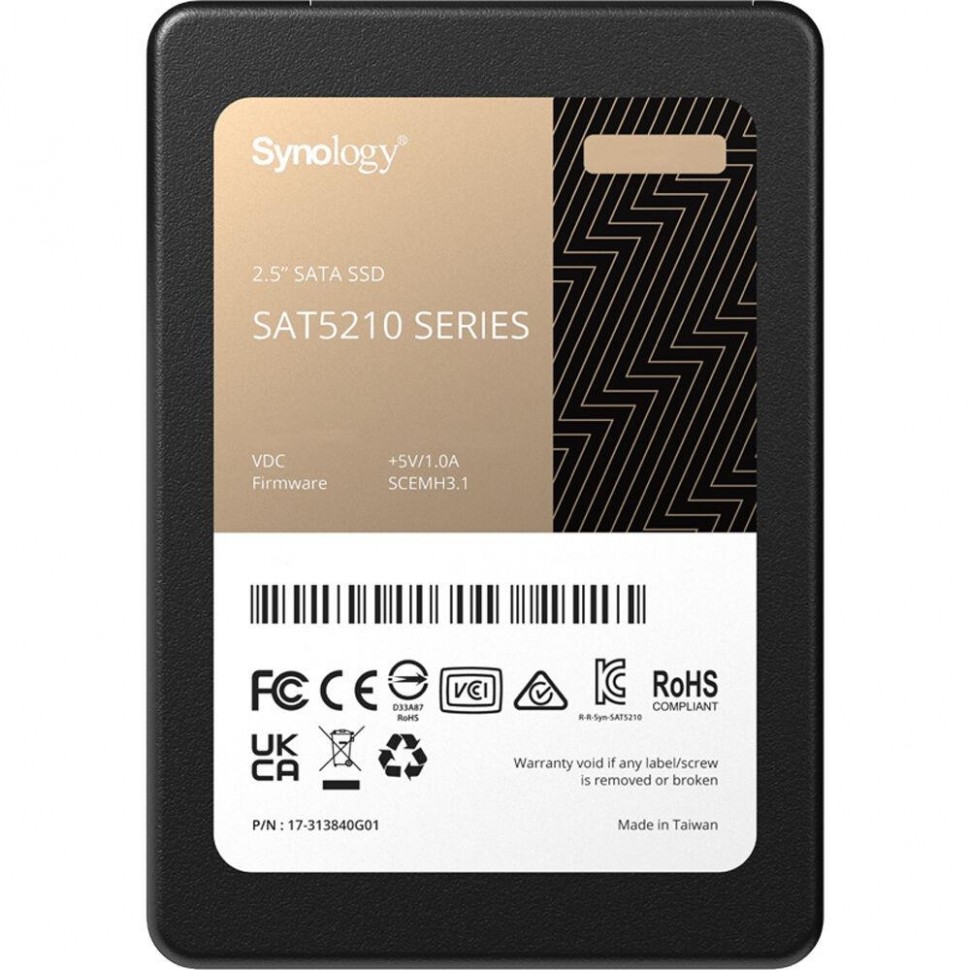 SSD жесткий диск SATA2.5" 960GB 6GB/S SAT5210-960G SYNOLOGY
