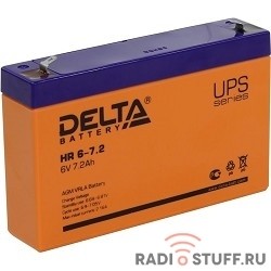 Delta HR 6-7.2 (7.2 А\ч, 6В) свинцово- кислотный аккумулятор  
